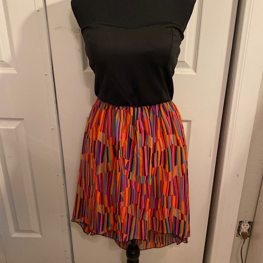 Women’s dress | small | multi-color | strapless - Picture 3 of 6